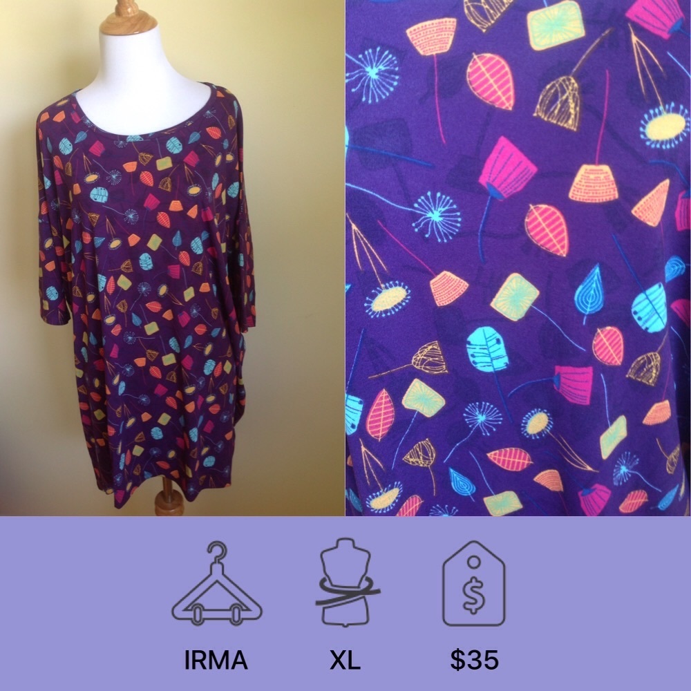 XL Lularoe Irma NWT